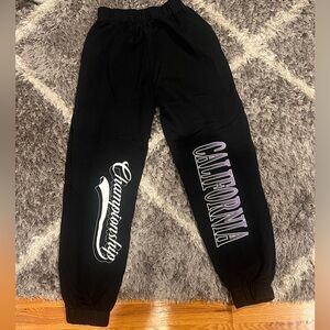 Hollister high rise sweat pants.
